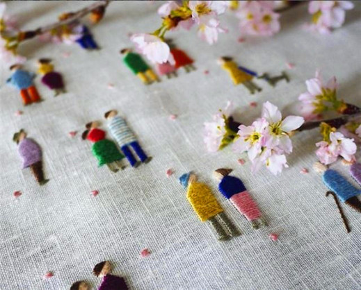 手工刺绣DIY：毛线刺绣26款图案，绣在毛衣和毛呢服装上都很漂亮